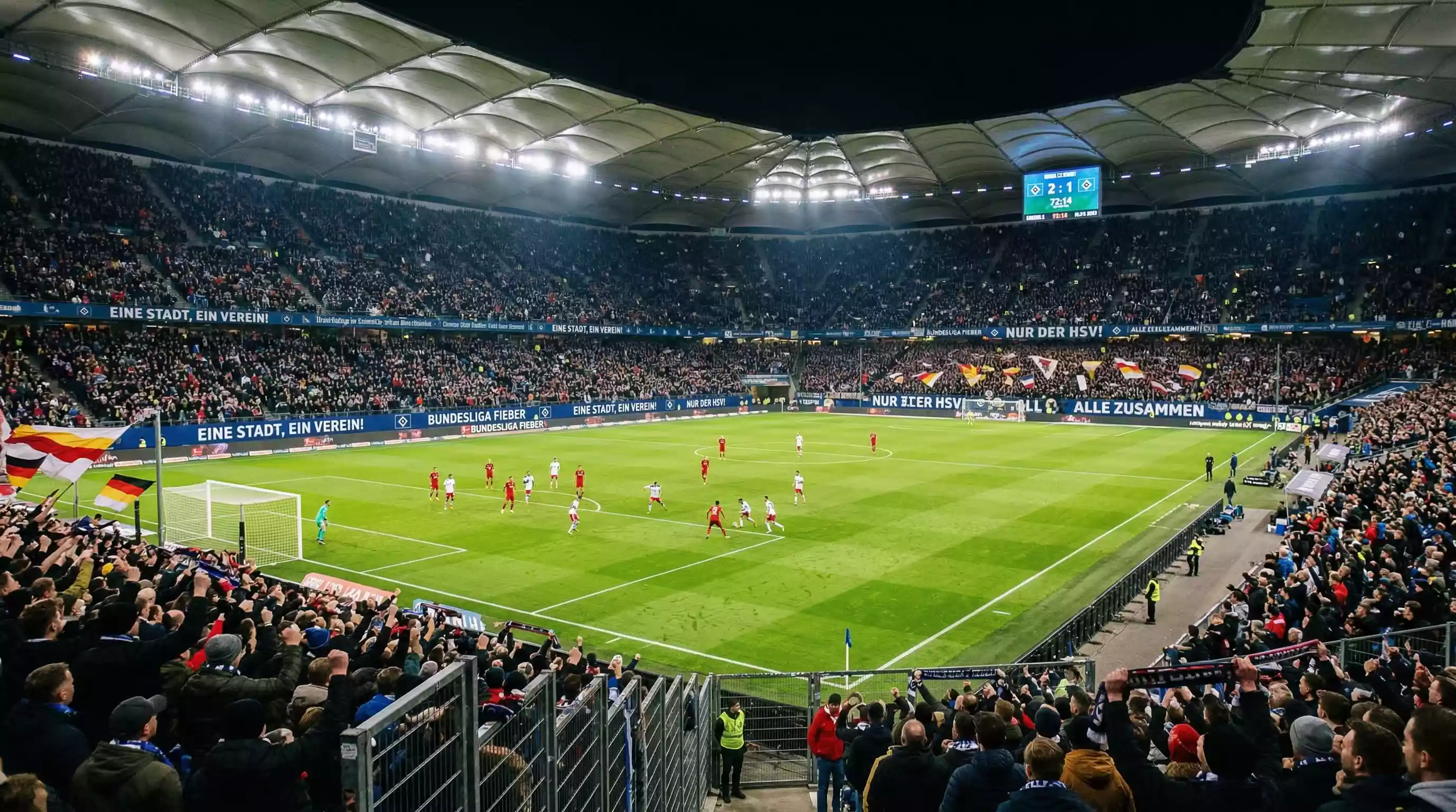 Estadio lleno de la Bundesliga con asistencia récord de espectadores