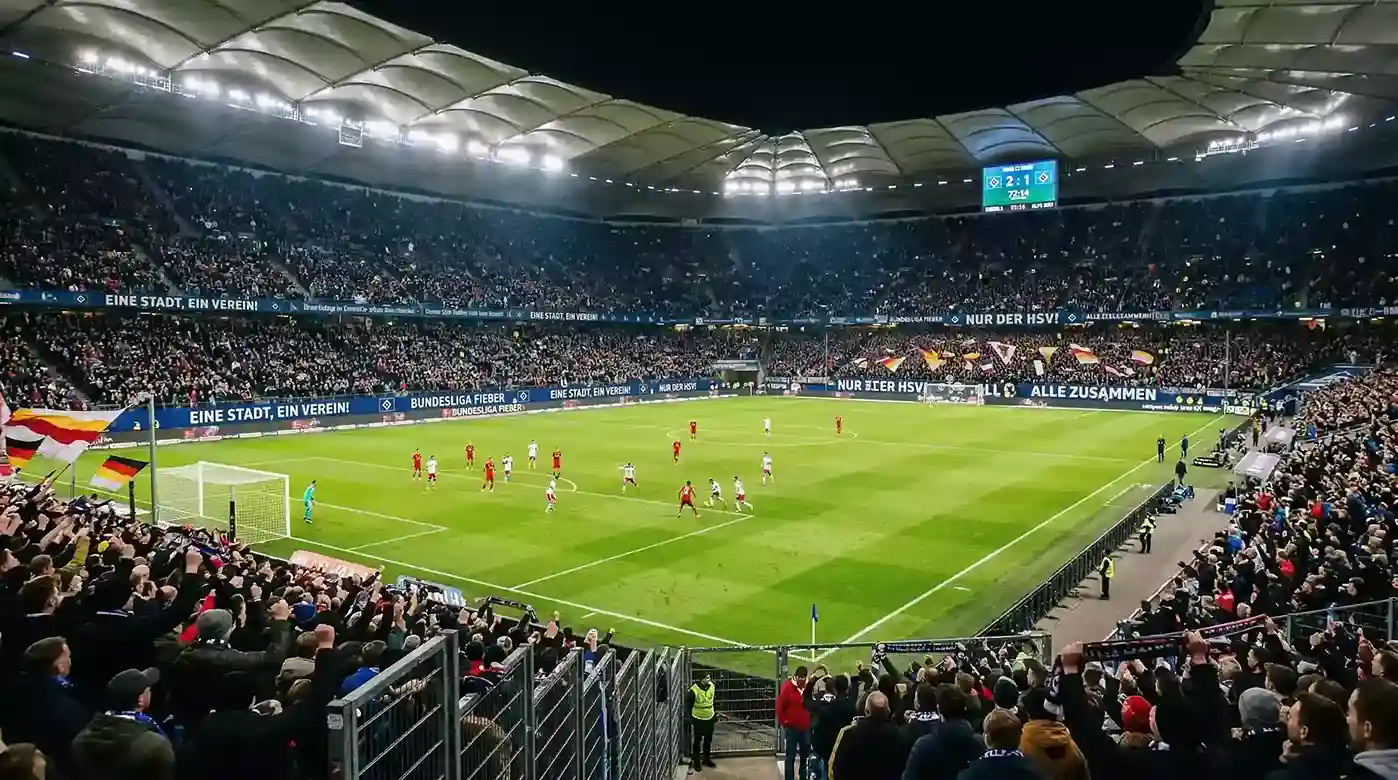 Estadio lleno de la Bundesliga con asistencia récord de espectadores